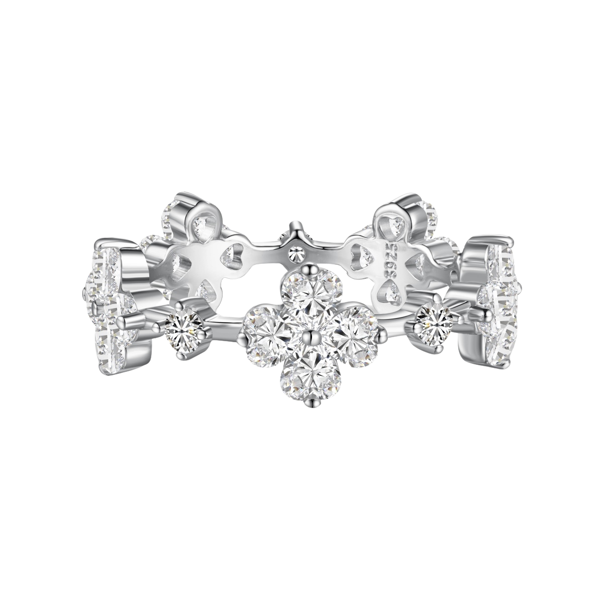 Clévaillé Floral Eternity Ring
