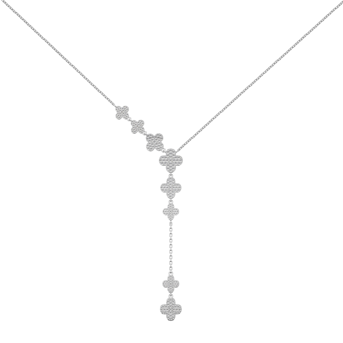 Clévaillé Silver Cascade Necklace