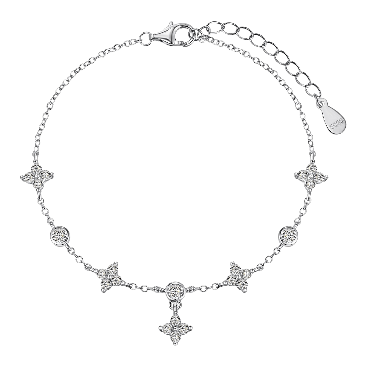 Clévaillé Sparkling Charms Bracelet