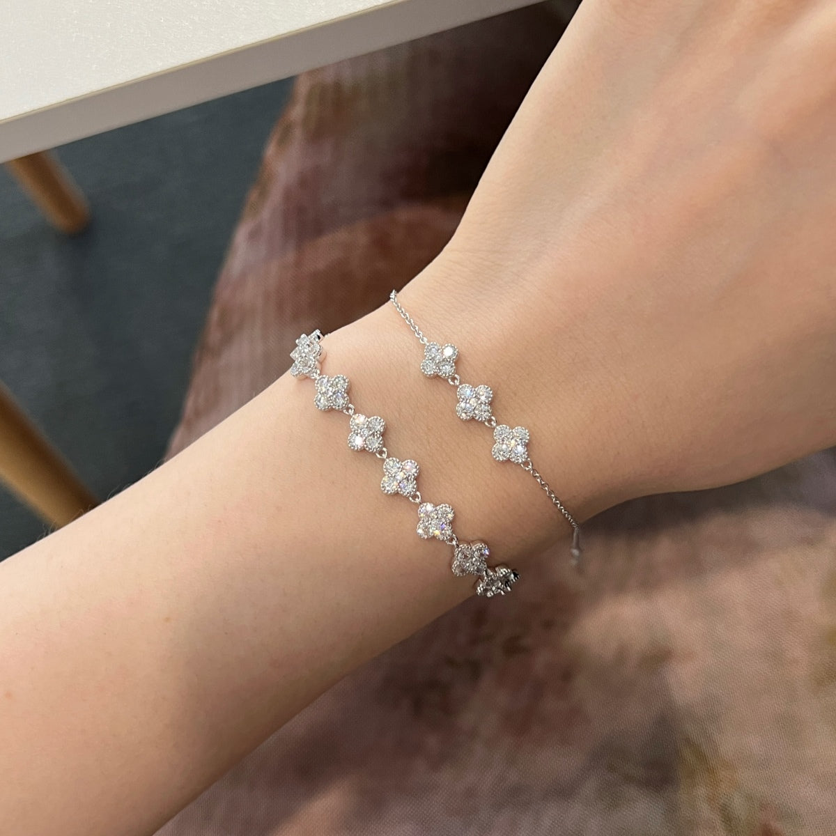 Clévaillé Diamond Blossom Bracelet