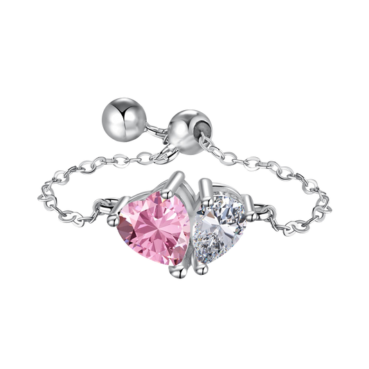 Clévaillé Duet of Hearts Ring