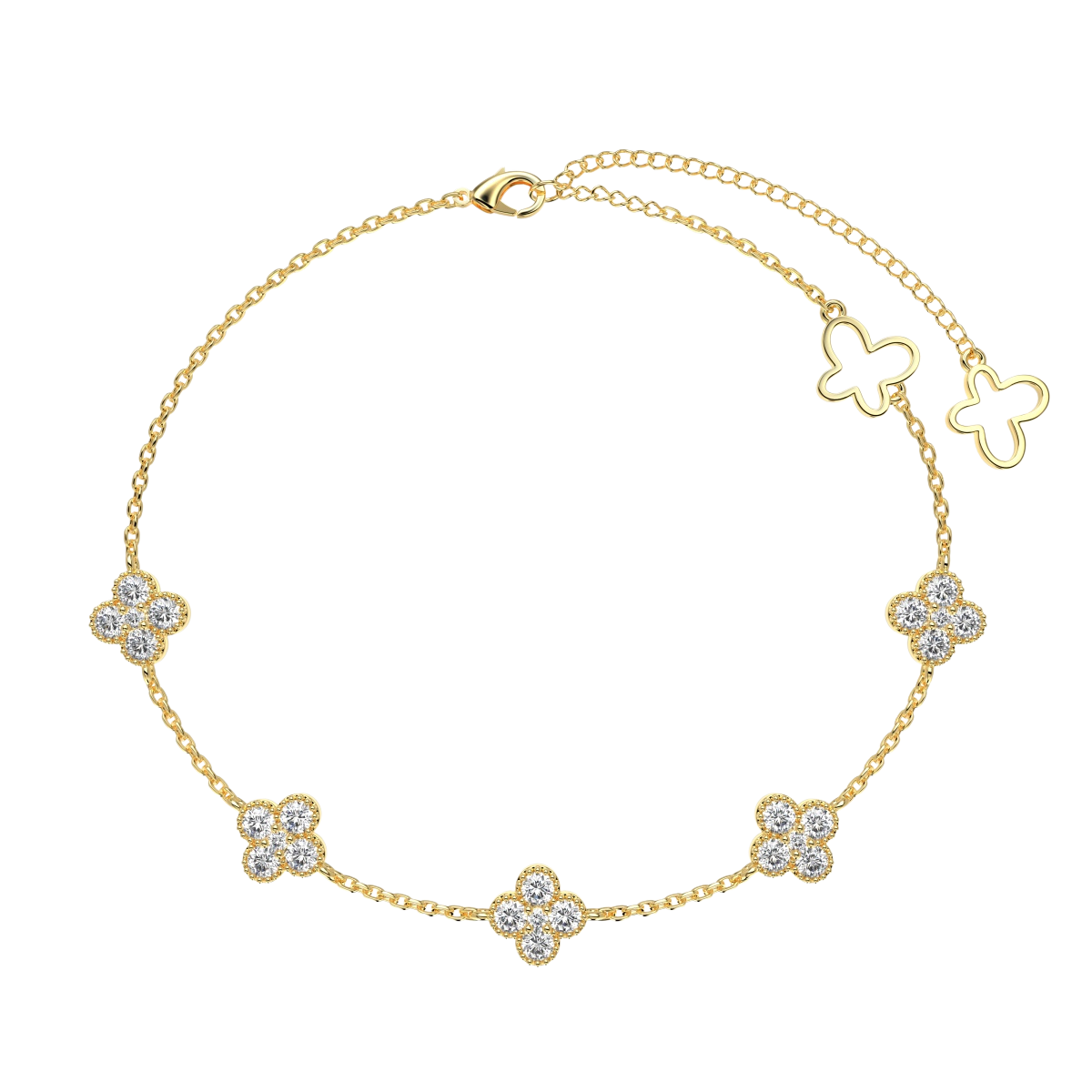 Clévaillé Golden Petals Bracelet