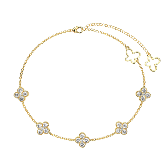 Clévaillé Golden Petals Bracelet