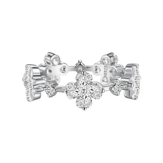 Clévaillé Floral Eternity Ring